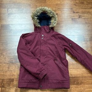 Women’s Burton snowboarding/ski jacket. Size large